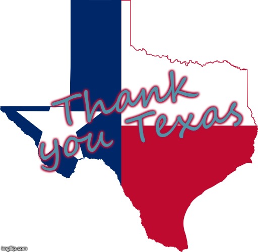 Texas | you Texas; Thank | image tagged in thank you | made w/ Imgflip meme maker