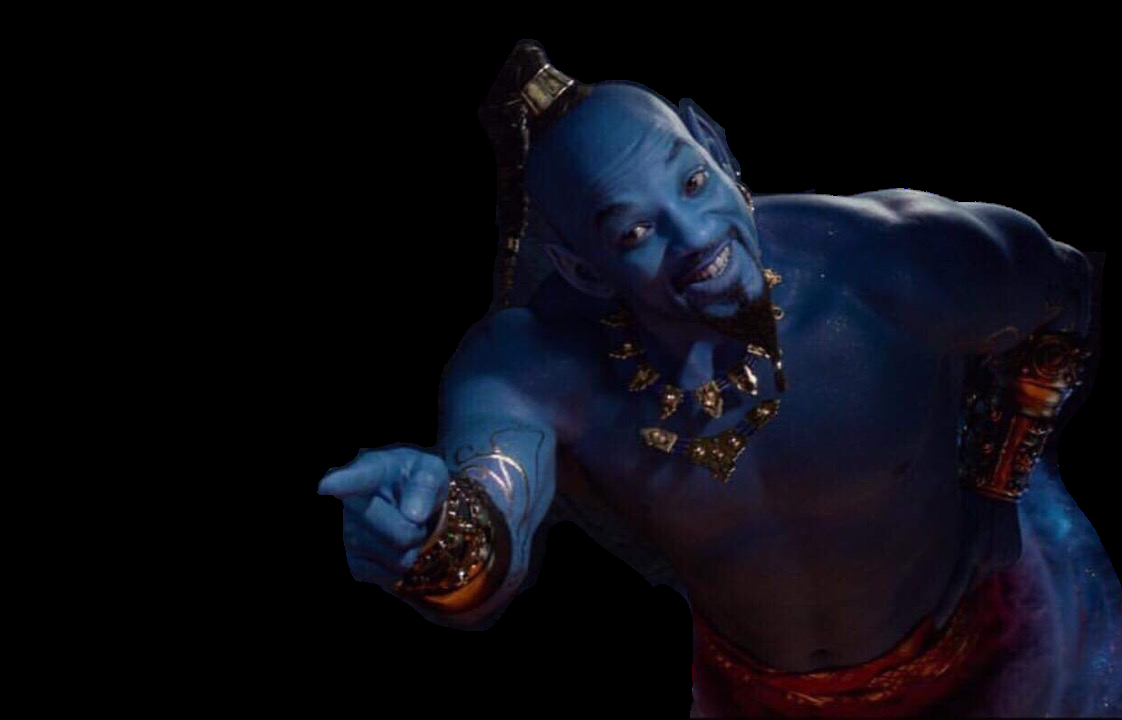 High Quality Will Smith's Genie Blank Meme Template