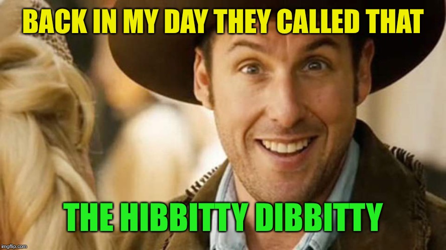 BACK IN MY DAY THEY CALLED THAT THE HIBBITTY DIBBITTY | made w/ Imgflip meme maker