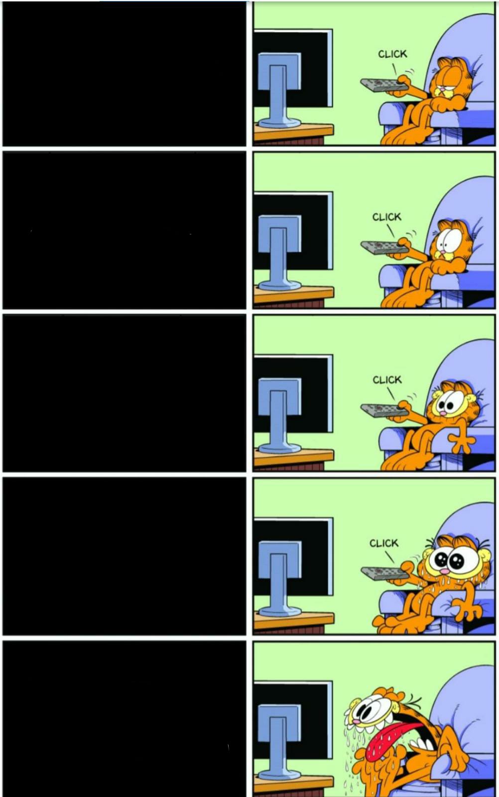 High Quality Garfield Blank Meme Template