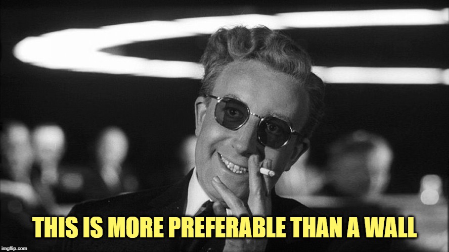Doctor Strangelove says... | THIS IS MORE PREFERABLE THAN A WALL | made w/ Imgflip meme maker