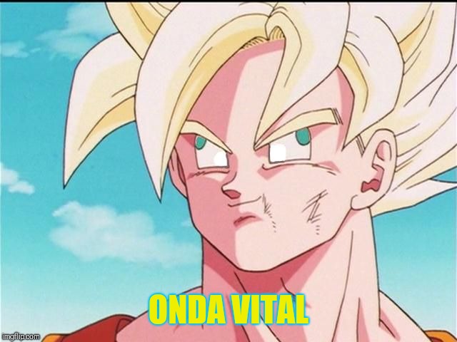 ONDA VITAL | ONDA VITAL | image tagged in memes,funny,dragon ball z,goku,onda vital | made w/ Imgflip meme maker