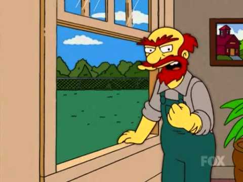 High Quality Groundskeeper Willie from the simpsons Blank Meme Template