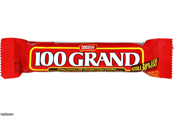 100K Grand | . | image tagged in 100k grand | made w/ Imgflip meme maker