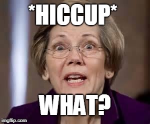 Full Retard Senator Elizabeth Warren | *HICCUP* WHAT? | image tagged in full retard senator elizabeth warren | made w/ Imgflip meme maker