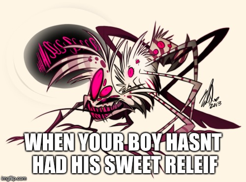 angry angel | WHEN YOUR BOY HASNT HAD HIS SWEET RELEIF | image tagged in angry angel | made w/ Imgflip meme maker