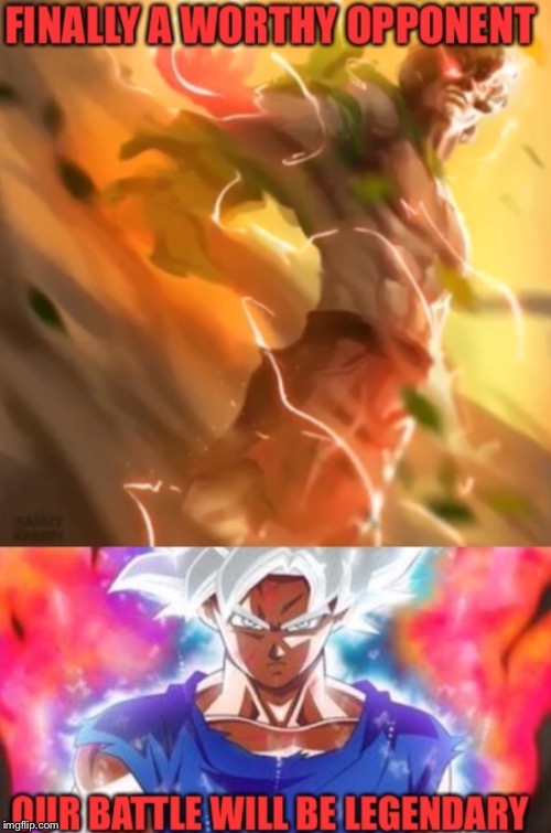 Legendary battle | image tagged in shaggy vs goku | made w/ Imgflip meme maker