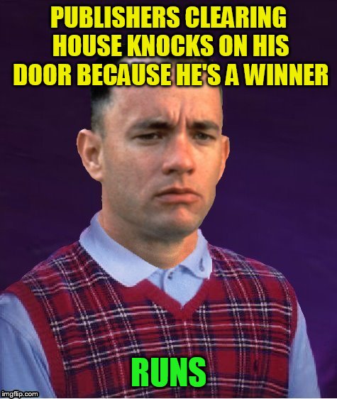 PUBLISHERS CLEARING HOUSE KNOCKS ON HIS DOOR BECAUSE HE'S A WINNER RUNS | made w/ Imgflip meme maker