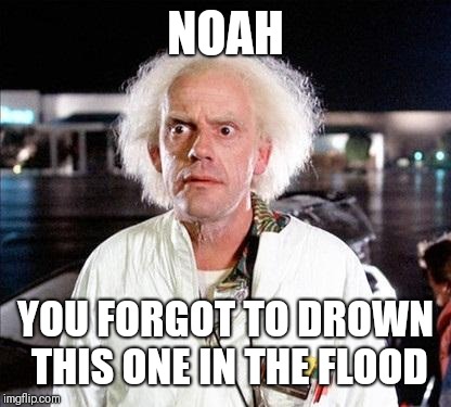 Brilliant | NOAH; YOU FORGOT TO DROWN THIS ONE IN THE FLOOD | image tagged in brilliant | made w/ Imgflip meme maker