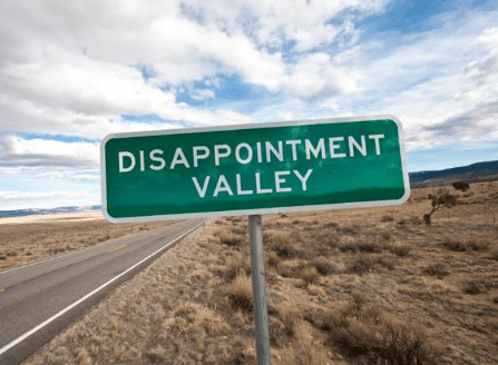 Disappointment Valley Blank Meme Template