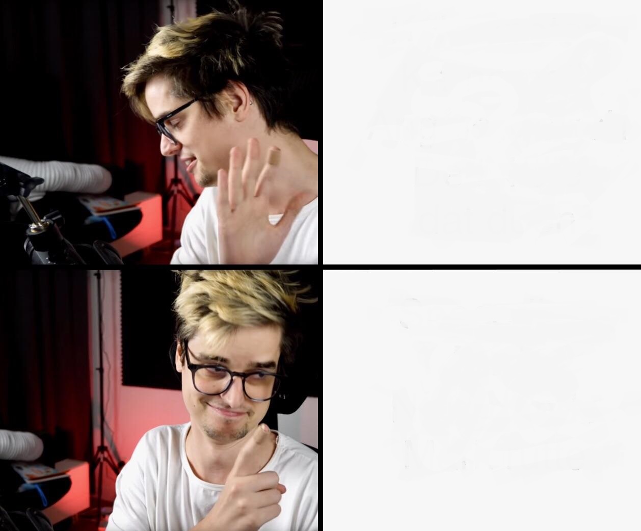 Gamemeneer template Blank Meme Template