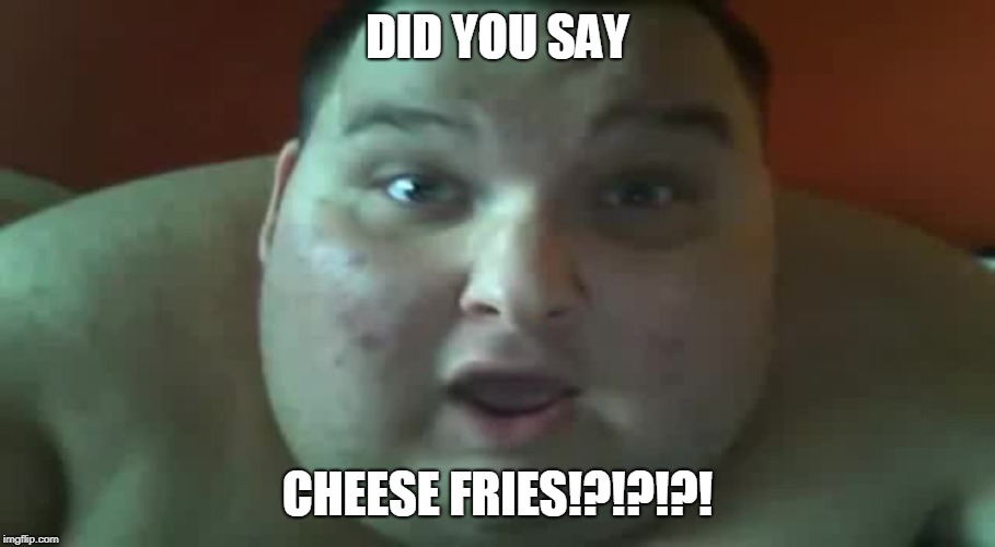 DID YOU SAY; CHEESE FRIES!?!?!?! | made w/ Imgflip meme maker