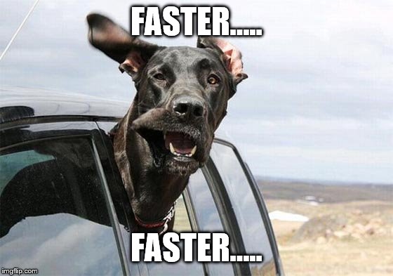 FASTER..... FASTER..... | made w/ Imgflip meme maker