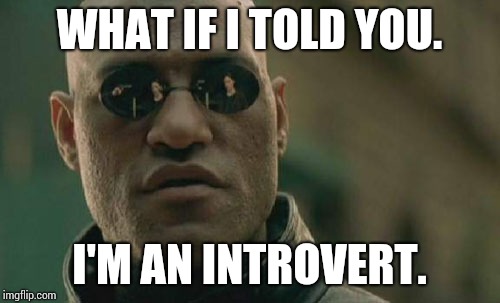 Matrix Morpheus Meme | WHAT IF I TOLD YOU. I'M AN INTROVERT. | image tagged in memes,matrix morpheus | made w/ Imgflip meme maker