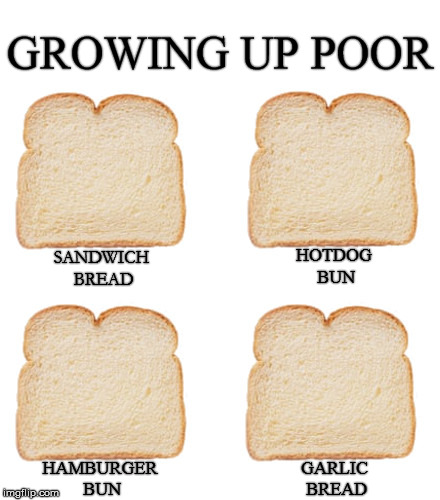 growing up poor