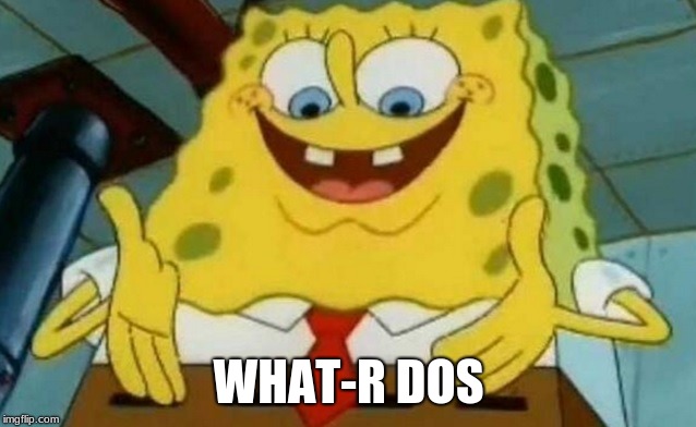 Spongbob suck D | WHAT-R DOS | image tagged in spongbob suck d | made w/ Imgflip meme maker