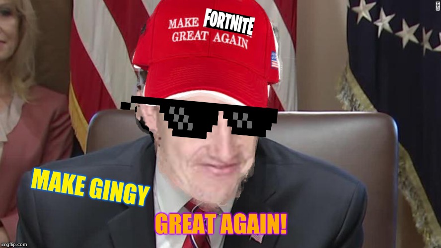 make gingy great again!!! | GREAT AGAIN! MAKE GINGY | image tagged in memes,make america great again | made w/ Imgflip meme maker