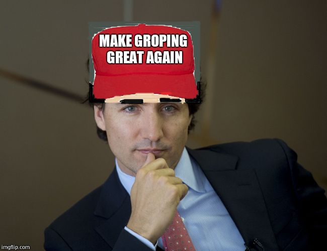 The biggest virtue signallers are usually the biggest scumbags | MAKE GROPING GREAT AGAIN | image tagged in justin trudeau readiness,liberal hypocrisy,idiot,sexual predator | made w/ Imgflip meme maker