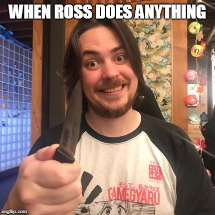 So...Super Mario Maker 2 was confirmed | WHEN ROSS DOES ANYTHING | image tagged in game grumps,funny,memes,arin hanson,arin,ross | made w/ Imgflip meme maker