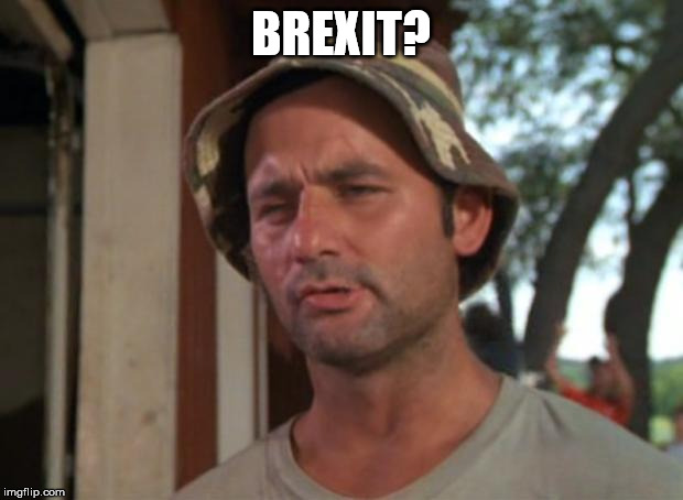 So I Got That Goin For Me Which Is Nice | BREXIT? | image tagged in memes,so i got that goin for me which is nice | made w/ Imgflip meme maker