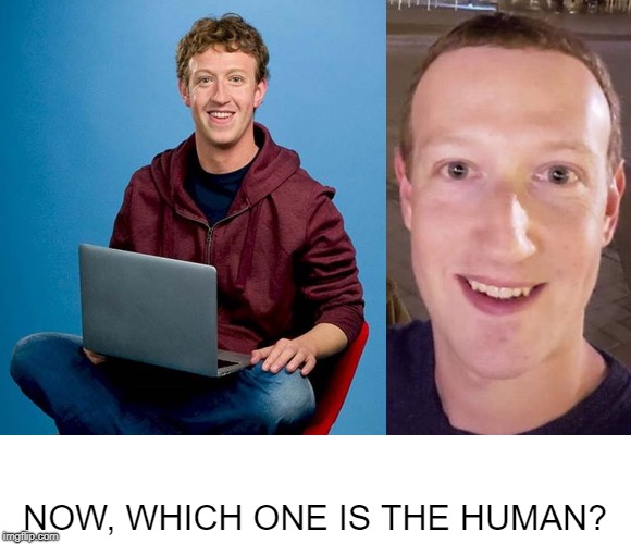 Mark Zuckerberg's Wax Replica Looks More Human Than He Does | NOW, WHICH ONE IS THE HUMAN? | image tagged in zucc,mark zuckerberg | made w/ Imgflip meme maker