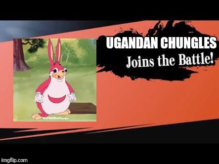 Super Smash Bros | UGANDAN CHUNGLES | image tagged in super smash bros | made w/ Imgflip meme maker