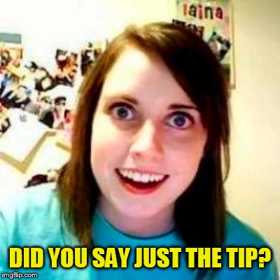 DID YOU SAY JUST THE TIP? | made w/ Imgflip meme maker