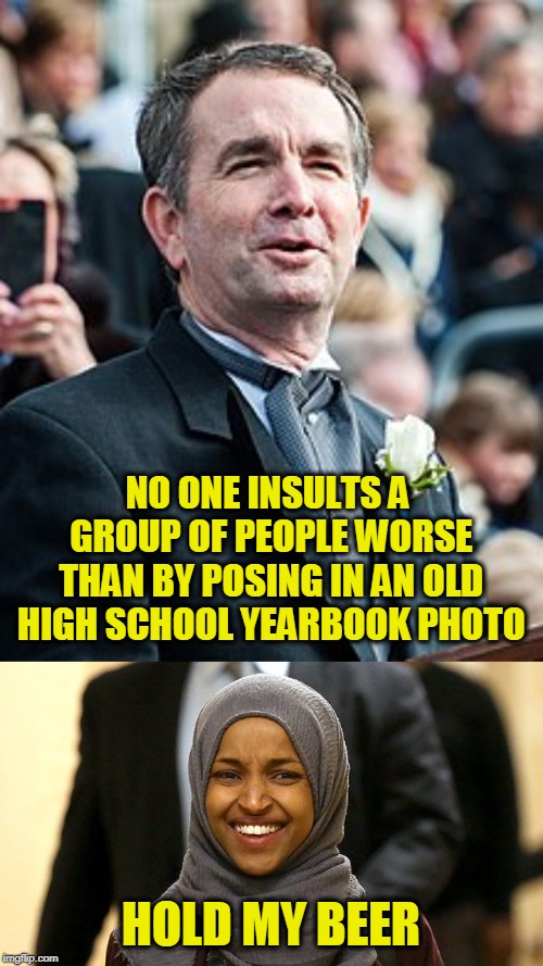 NO ONE INSULTS A GROUP OF PEOPLE WORSE THAN BY POSING IN AN OLD HIGH SCHOOL YEARBOOK PHOTO; HOLD MY BEER | image tagged in hold my beer | made w/ Imgflip meme maker