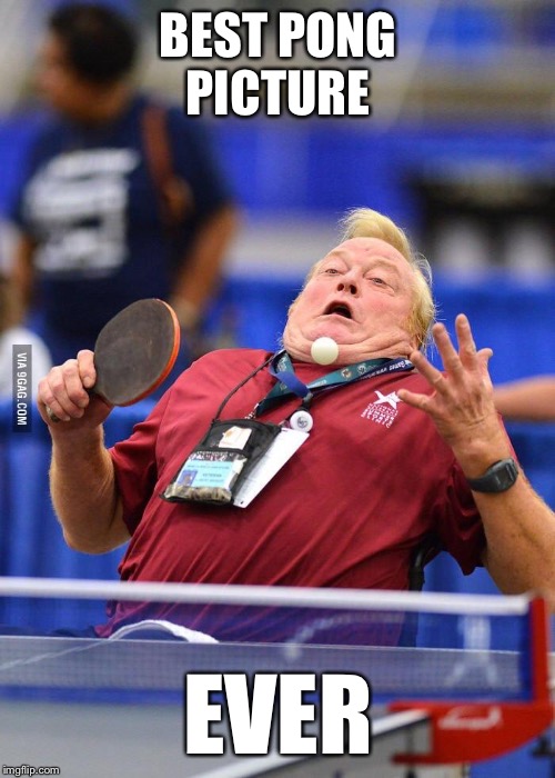 Ping pong flub | BEST PONG PICTURE EVER | image tagged in ping pong flub | made w/ Imgflip meme maker