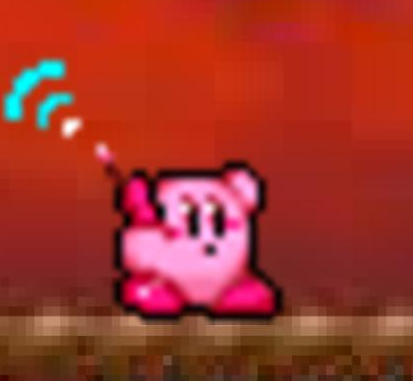 High Quality Kirby calling in heck Blank Meme Template