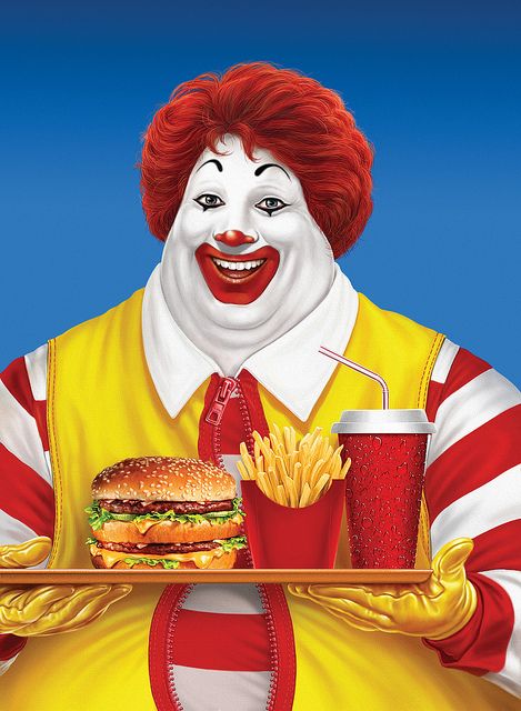 Fat Ronald McDonald Blank Meme Template
