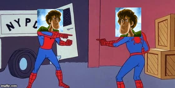 Spider Man Double | image tagged in spider man double | made w/ Imgflip meme maker