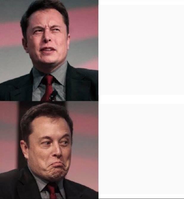 High Quality Elon Musk Blank Meme Template