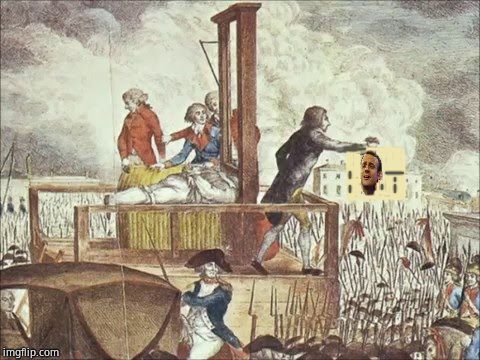 Guillotine | image tagged in guillotine | made w/ Imgflip meme maker