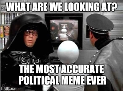 now, now | WHAT ARE WE LOOKING AT? THE MOST ACCURATE POLITICAL MEME EVER | image tagged in now now | made w/ Imgflip meme maker