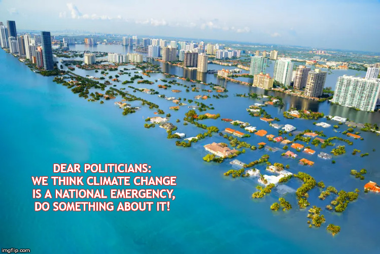 Climate Change Is A National Emergency  | DEAR POLITICIANS: WE THINK CLIMATE CHANGE IS A NATIONAL EMERGENCY, DO SOMETHING ABOUT IT! | image tagged in trump,nationalemergency,climatechange | made w/ Imgflip meme maker