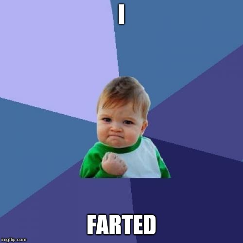 Success Kid | I; FARTED | image tagged in memes,success kid | made w/ Imgflip meme maker