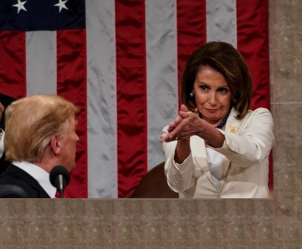 Speaker Nancy 'Moon-clap' Pelosi Blank Meme Template