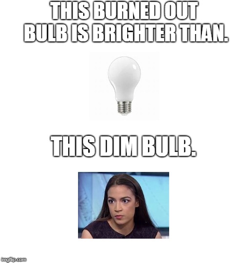 Blank White Template | THIS BURNED OUT BULB IS BRIGHTER THAN. THIS DIM BULB. | image tagged in blank white template | made w/ Imgflip meme maker