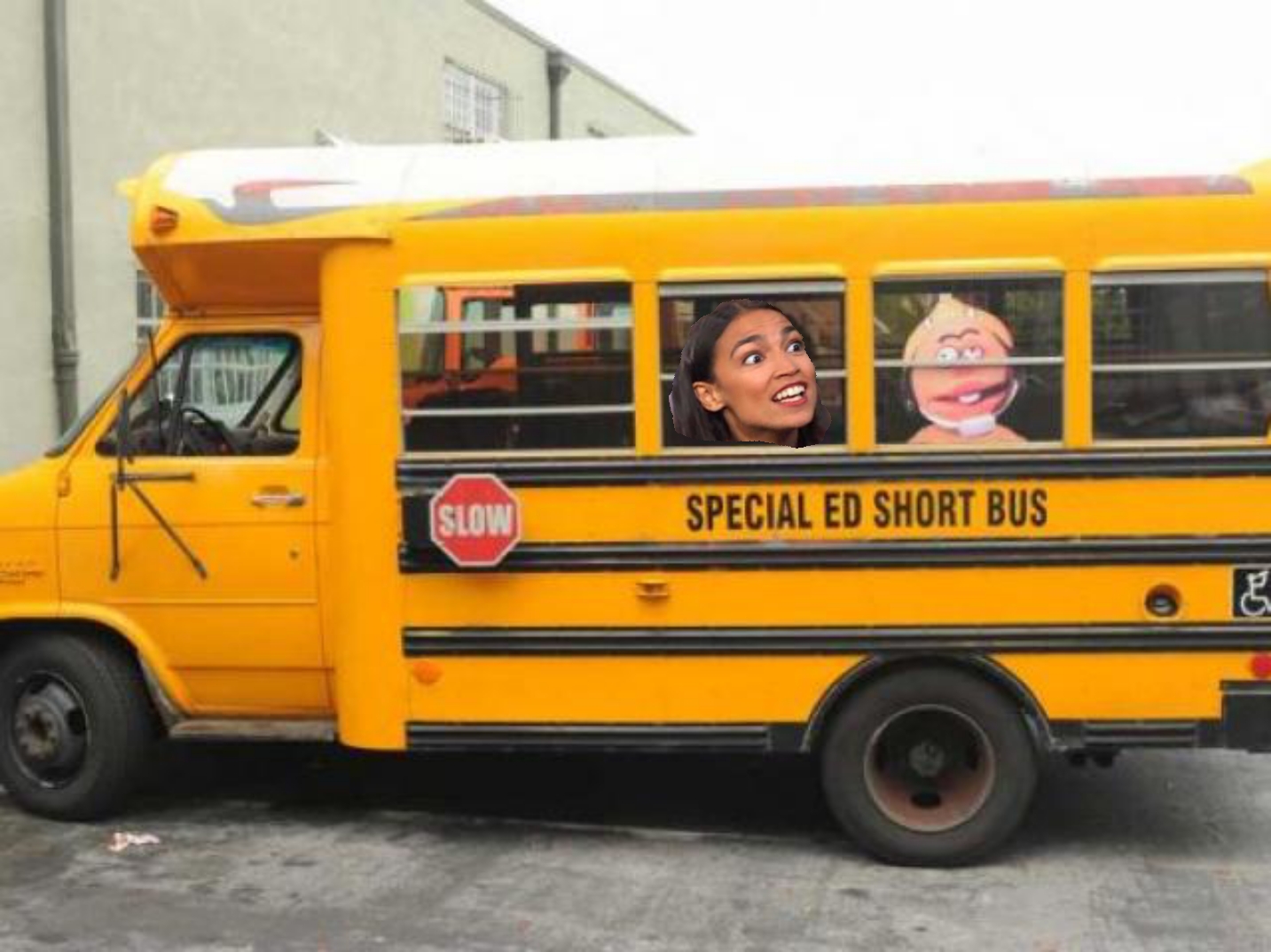 High Quality Short Bus Cortez Blank Meme Template