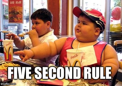 FIVE SECOND RULE | made w/ Imgflip meme maker