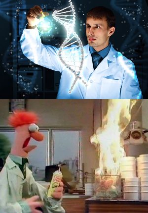 High Quality Science Good And Bad Blank Meme Template