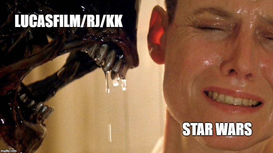 Xenomorph Alien | LUCASFILM/RJ/KK; STAR WARS | image tagged in xenomorph alien | made w/ Imgflip meme maker