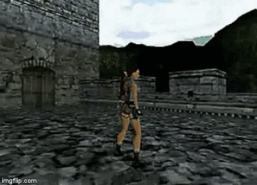 Lara Croft Asplode! | image tagged in gifs,tomb raider | made w/ Imgflip video-to-gif maker