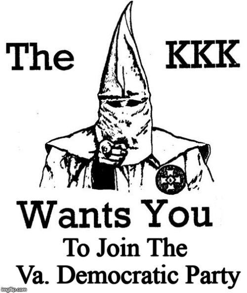 free Blackface painting for kids under 12  | To Join The Va. Democratic Party | image tagged in liberal hypocrisy,kkk,democrats,northam,2019 | made w/ Imgflip meme maker