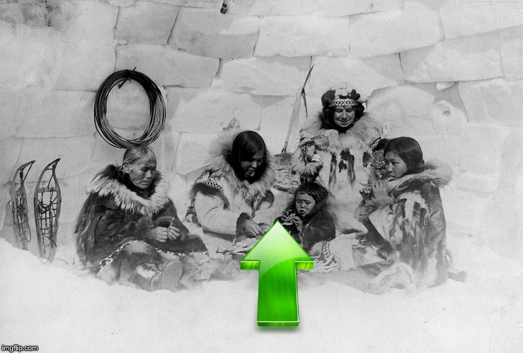 Eskimo Family | image tagged in eskimo family | made w/ Imgflip meme maker