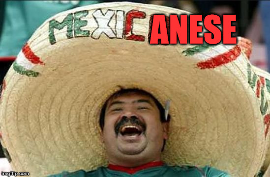 mexican word of the day | ANESE | image tagged in mexican word of the day | made w/ Imgflip meme maker