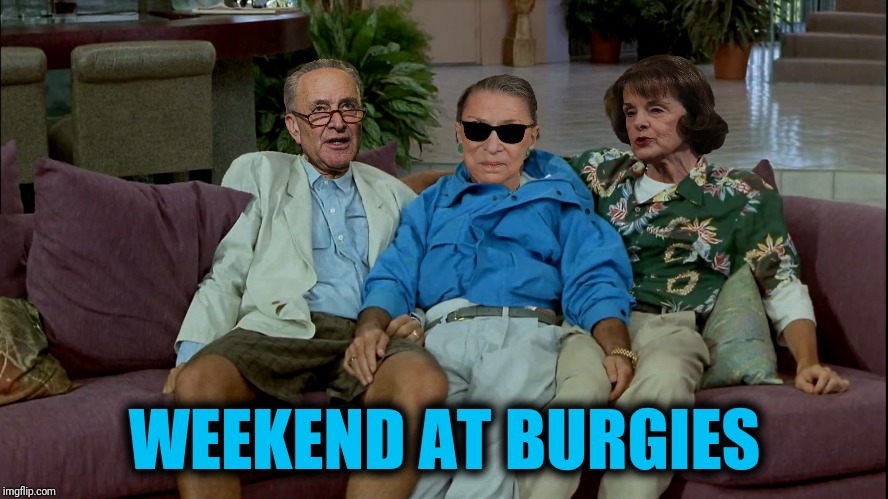 WEEKEND AT BURGIES | made w/ Imgflip meme maker