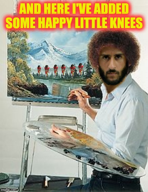 AND HERE I'VE ADDED SOME HAPPY LITTLE KNEES | made w/ Imgflip meme maker