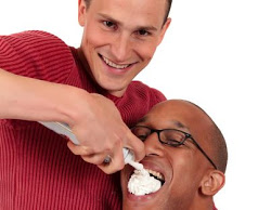 Whipping cream guy Blank Meme Template